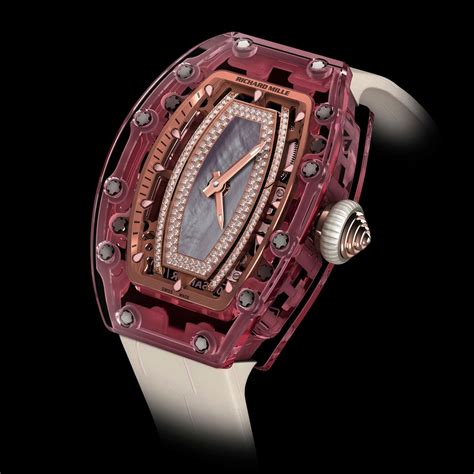 pink richard mille watch